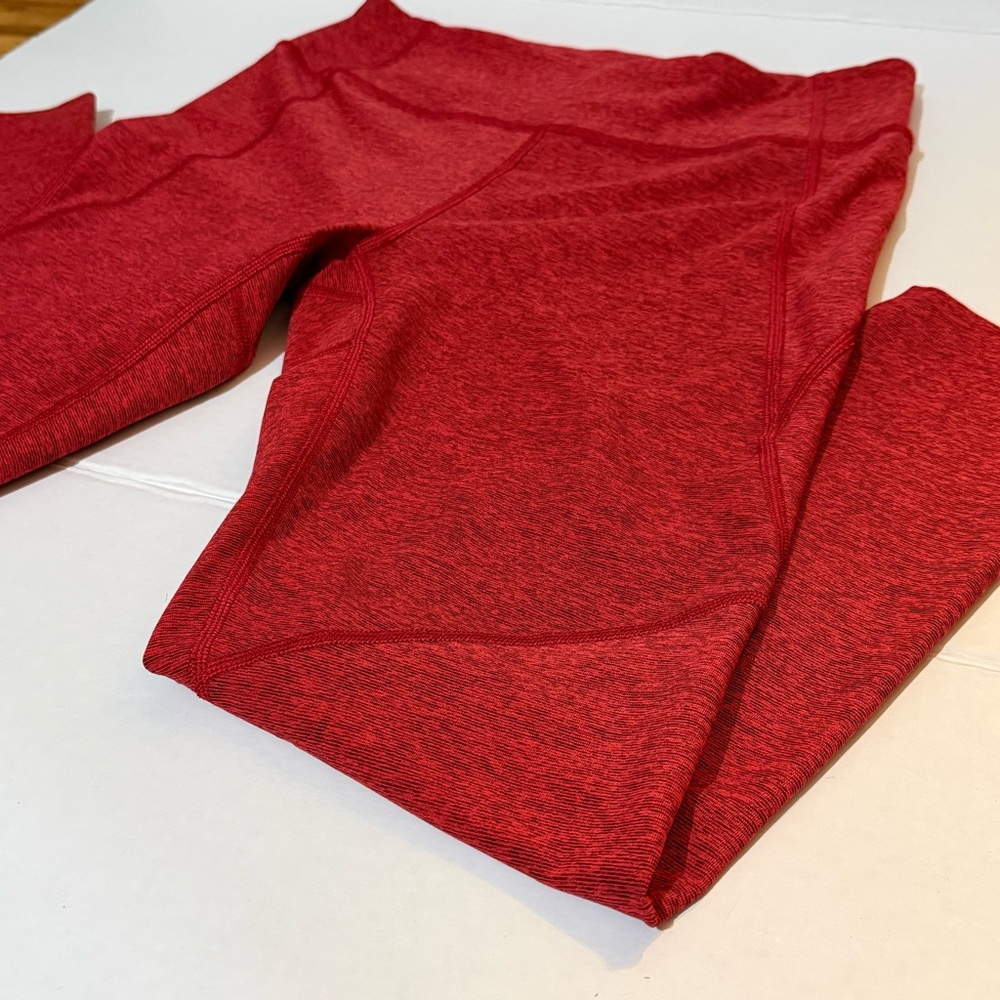 Outdoor Voices Red High-Waisted Leggings size m - Picture 4 of 5